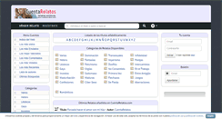 Desktop Screenshot of cuentarelatos.com